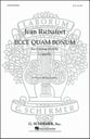 Ecce Quam Bonum SATB choral sheet music cover